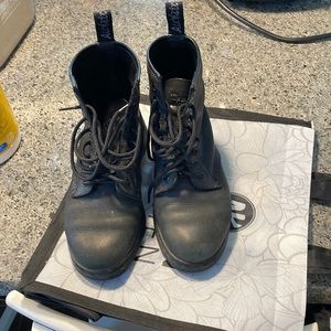 Black Doc Martens boots